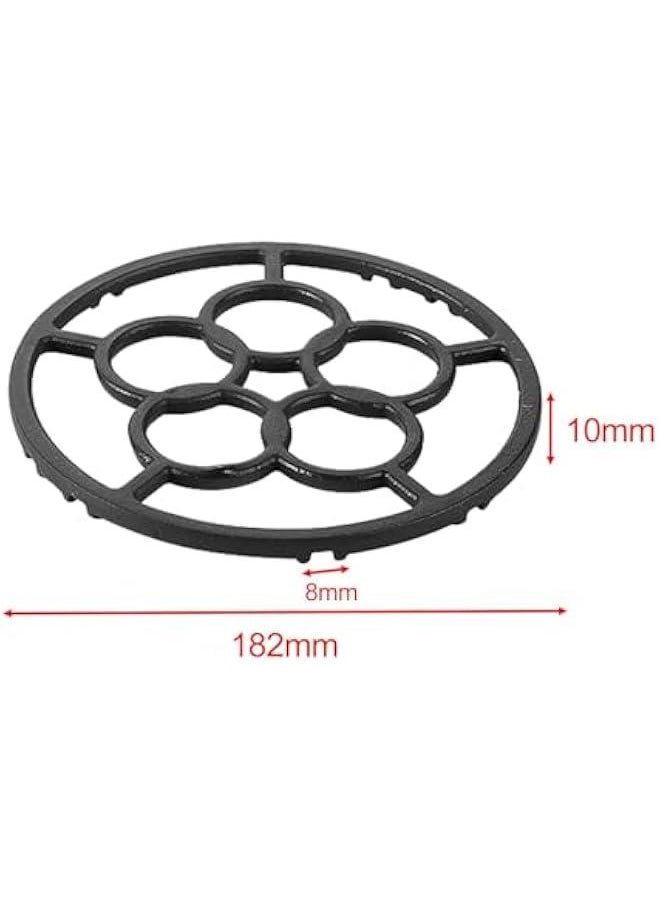 OCTOBER - Gas Rings Reducer Trivets Top Hob Cooker, Stove Gas Coffee Maker Shelves, Stovetop Reducer Support Shelf, 18.2cm - Image 1