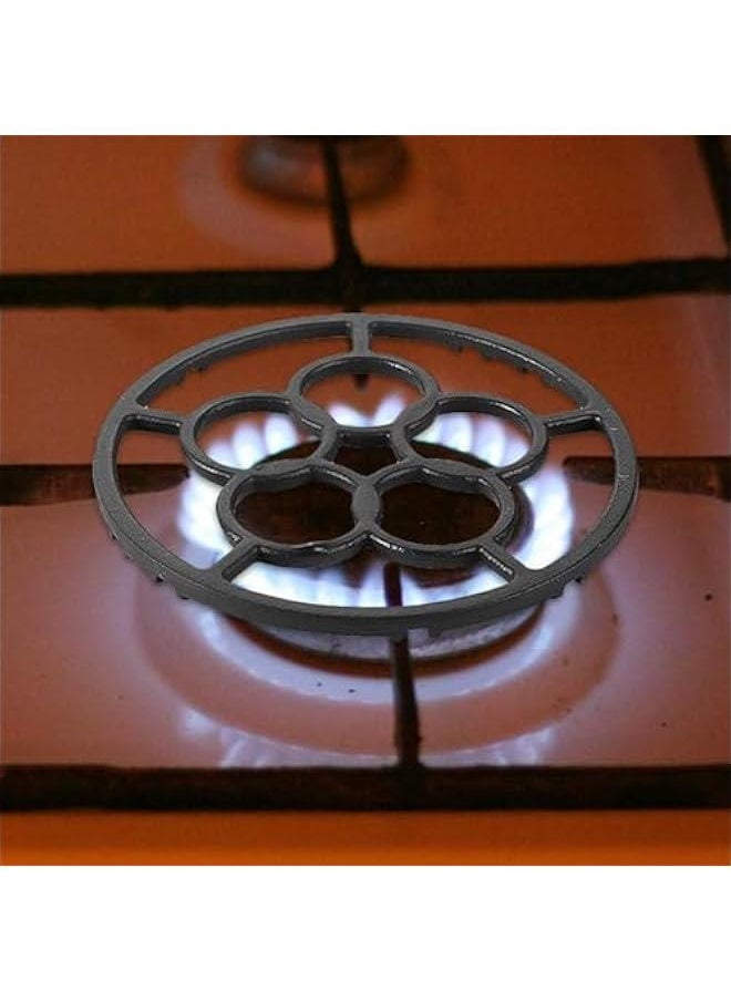 OCTOBER - Gas Rings Reducer Trivets Top Hob Cooker, Stove Gas Coffee Maker Shelves, Stovetop Reducer Support Shelf, 18.2cm - Image 1