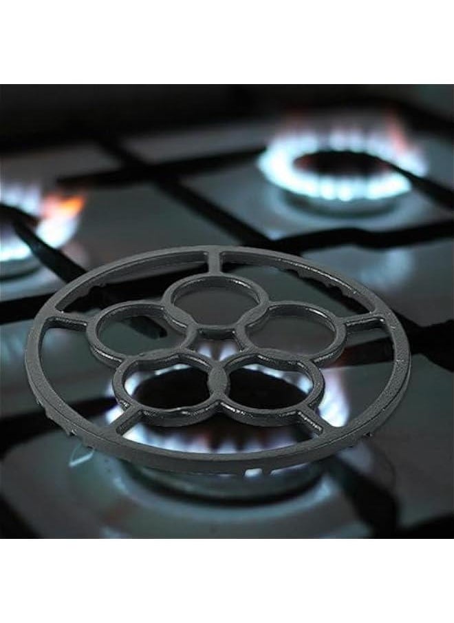 OCTOBER - Gas Rings Reducer Trivets Top Hob Cooker, Stove Gas Coffee Maker Shelves, Stovetop Reducer Support Shelf, 18.2cm - Image 1