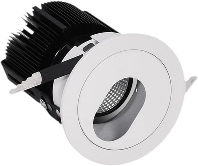 3 Inch LED Recessed Lighting CRI92+ Anti-Glare LED Downlight Baffle Trim Retrofit Eyeball Can Light for Living Room Office Kitchen LED Recessed Spotlight - Image 1