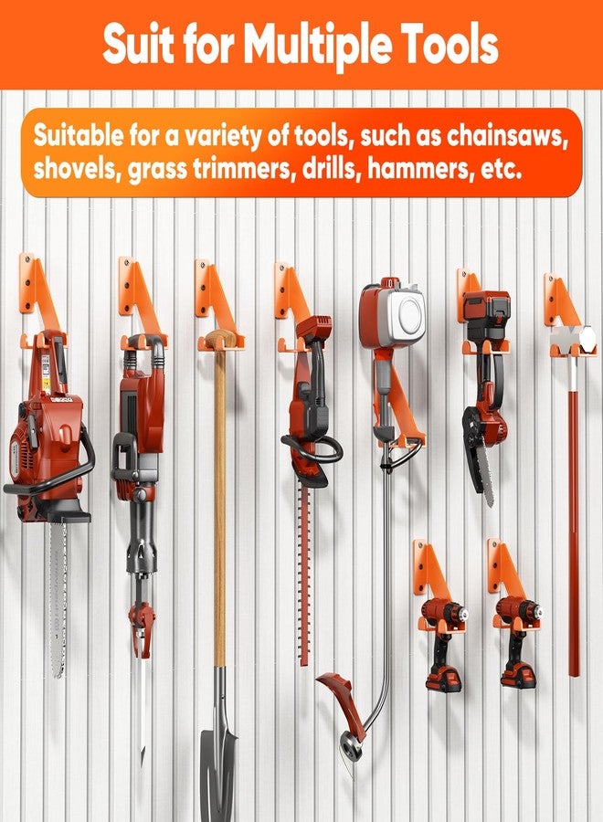 POKIPO Chainsaw Hanger, 2 Pack Chainsaw Wall Mount, Heavy Duty Chainsaw Holder - Image 4