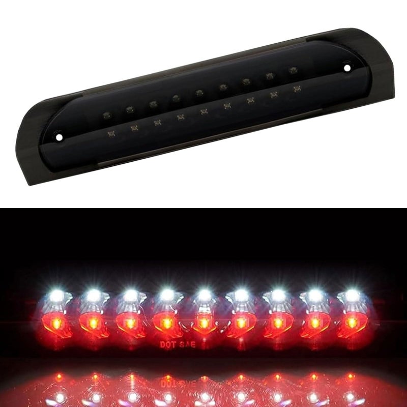 Cxdar Third 3rd Brake Light, LED High Mount Stop Light Replacement for 2002 2003 2004 2005 2006 2007 2008 Dodge Ram 1500, 2003-2009 Dodge Ram 2500 3500, Rear Center Cab Roof Tail Cargo Lamp - Image 1