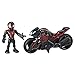 Playskool Heroes Marvel Super Hero Adventures Kid Arachnid Web Wheels 5Inch Figure and Motorcycle Set Collectible Toys for Kids Ages 3 and Up - Image 4