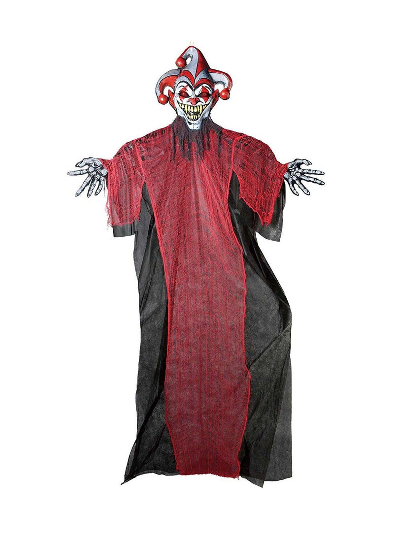 Amscan دعامة مهرج مخيفة مضيئة 12 قدم