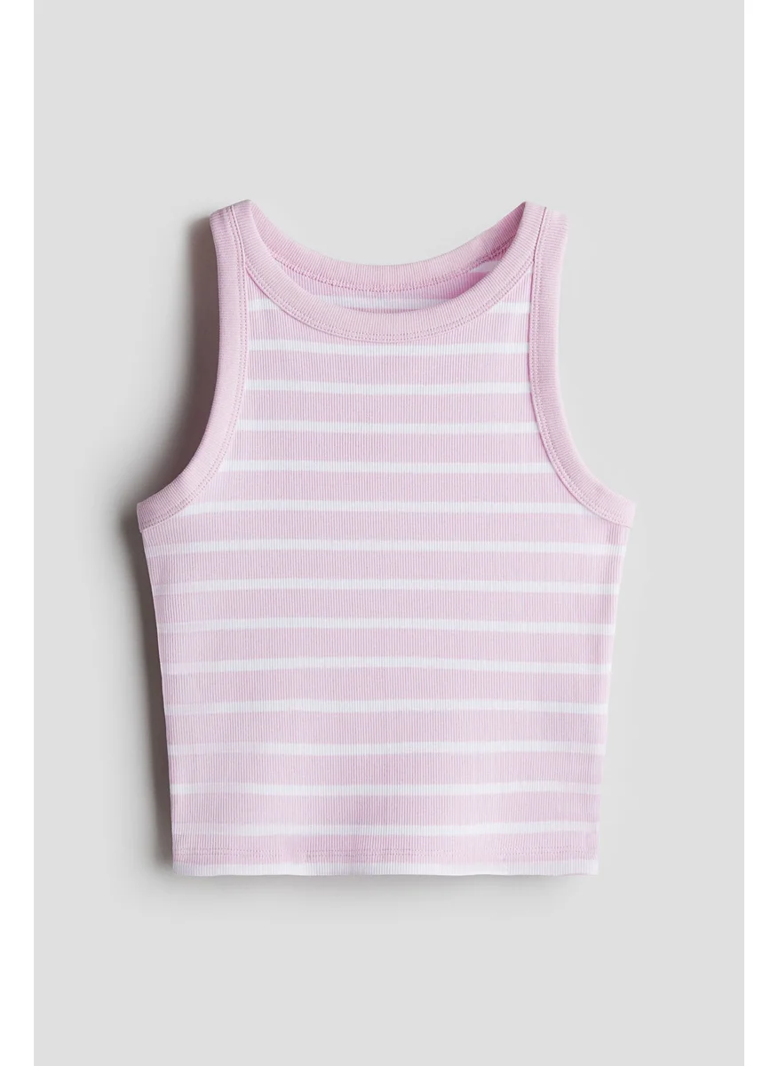 اتش اند ام Ribbed Cotton Vest Top