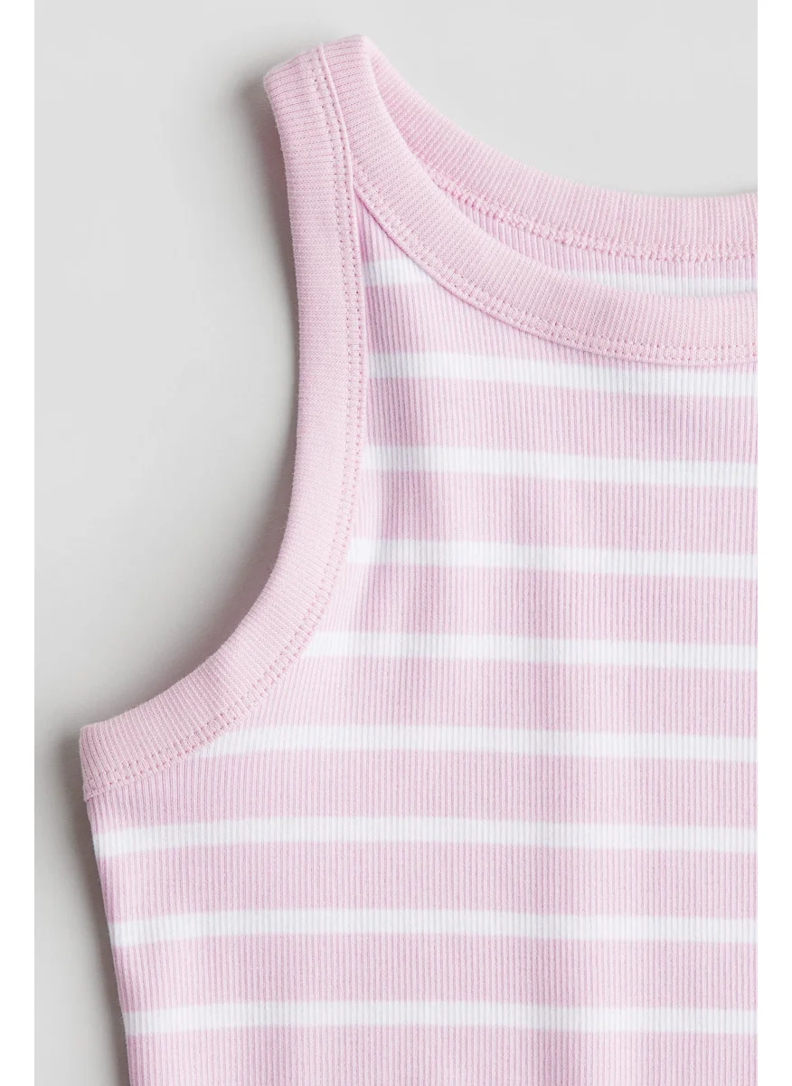 اتش اند ام Ribbed Cotton Vest Top