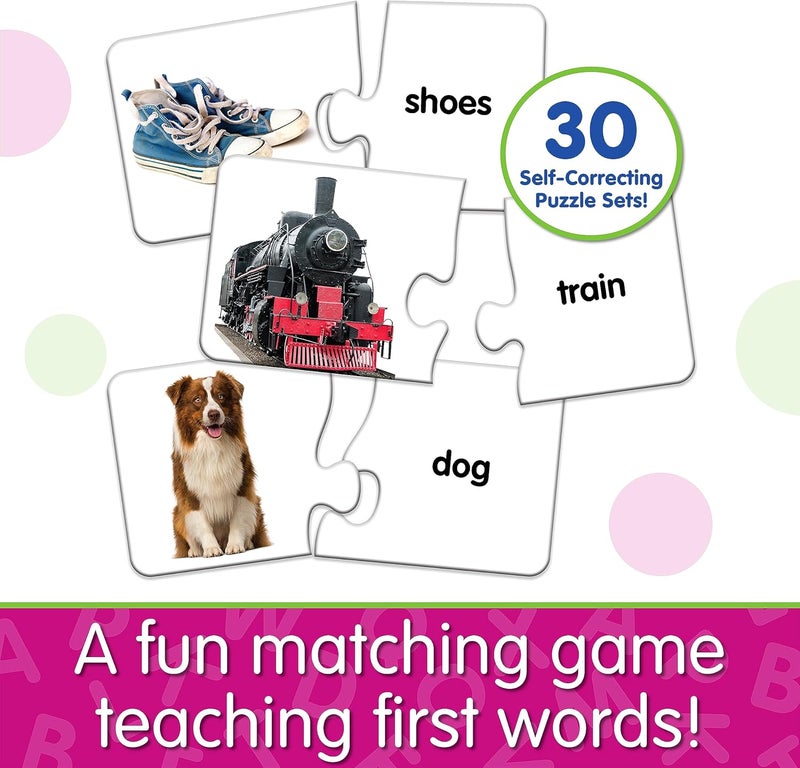 The Learning Journey Match It! First Words - 30 Piece Self-Correcting Puzzle for Kids Ages 3-6 - Image 2