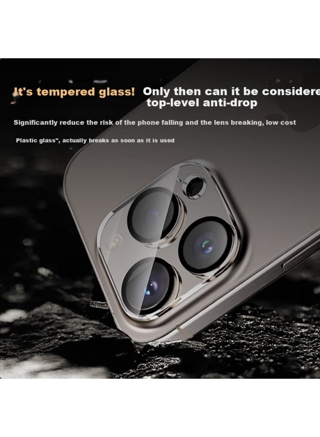 Koolife Lens Protector For Iphone 16 Pro, Camera Lens Protector For Apple 16 Pro Max, High-definition Tempered Glass Anti-drop Fingerprint-resistant Protective Film For Phone Camera - Image 4