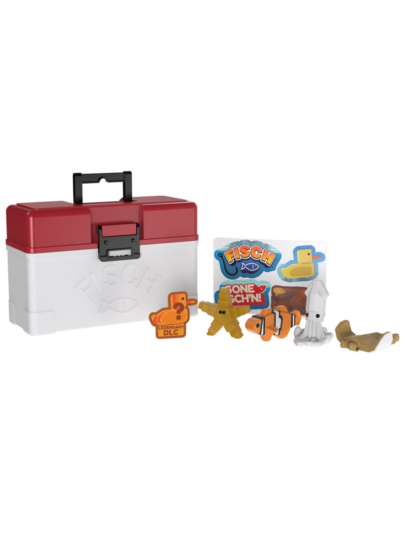 PhatMojo Fisch Collectible Micro-Figure 4-in-1, Assorted 1 Pack (Style & Color May Vary) | DLC Code Included! | Surprise Figure | Mini Collectible Figures | Perfect for Kids and Collectors. - Image 3