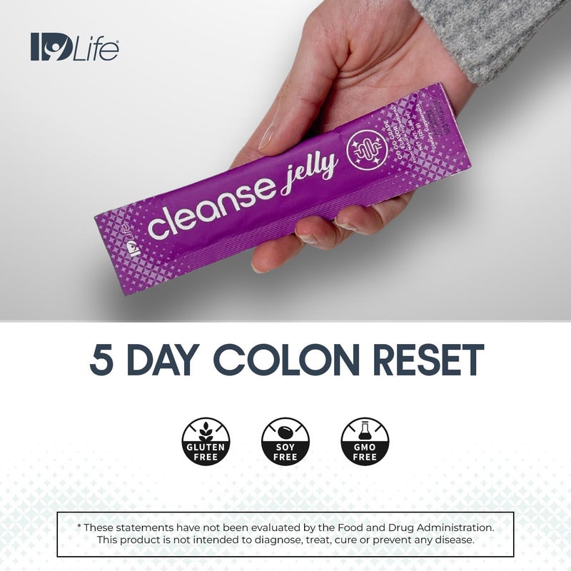 IDLife جيل تنظيف IDLife  هلام البرقوق وعصير التفاح ألياف بروبيوتيك لصحة الأمعاء الانتظام دعم العافية  6 جرام ألياف لكل عصا  5 عصي هلام - Image 5