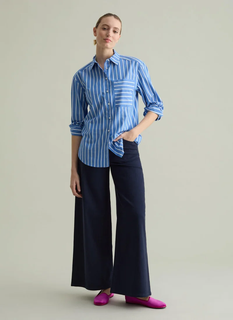او في اس Blue/White