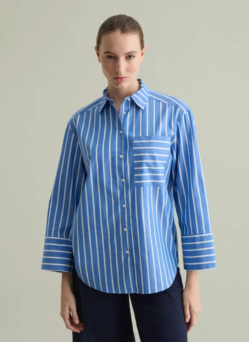 او في اس Blue/White