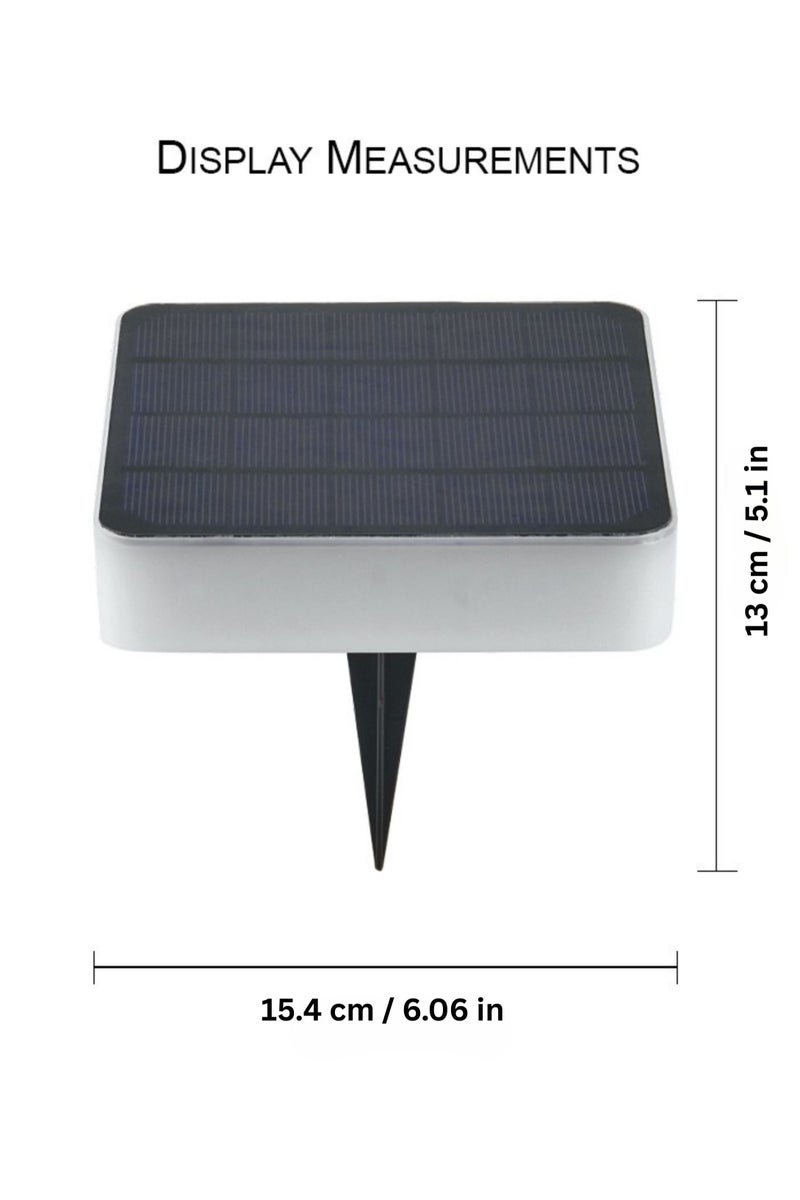 Vmax Solar Powered LED Garden Pathway Lights – 6PC Warm White Outdoor Waterproof Lawn Lamps with Auto On/Off - Image 3