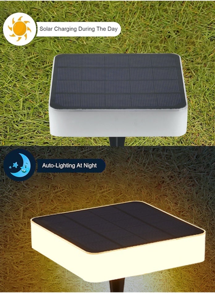 Vmax Solar Powered LED Garden Pathway Lights – 6PC Warm White Outdoor Waterproof Lawn Lamps with Auto On/Off - Image 4