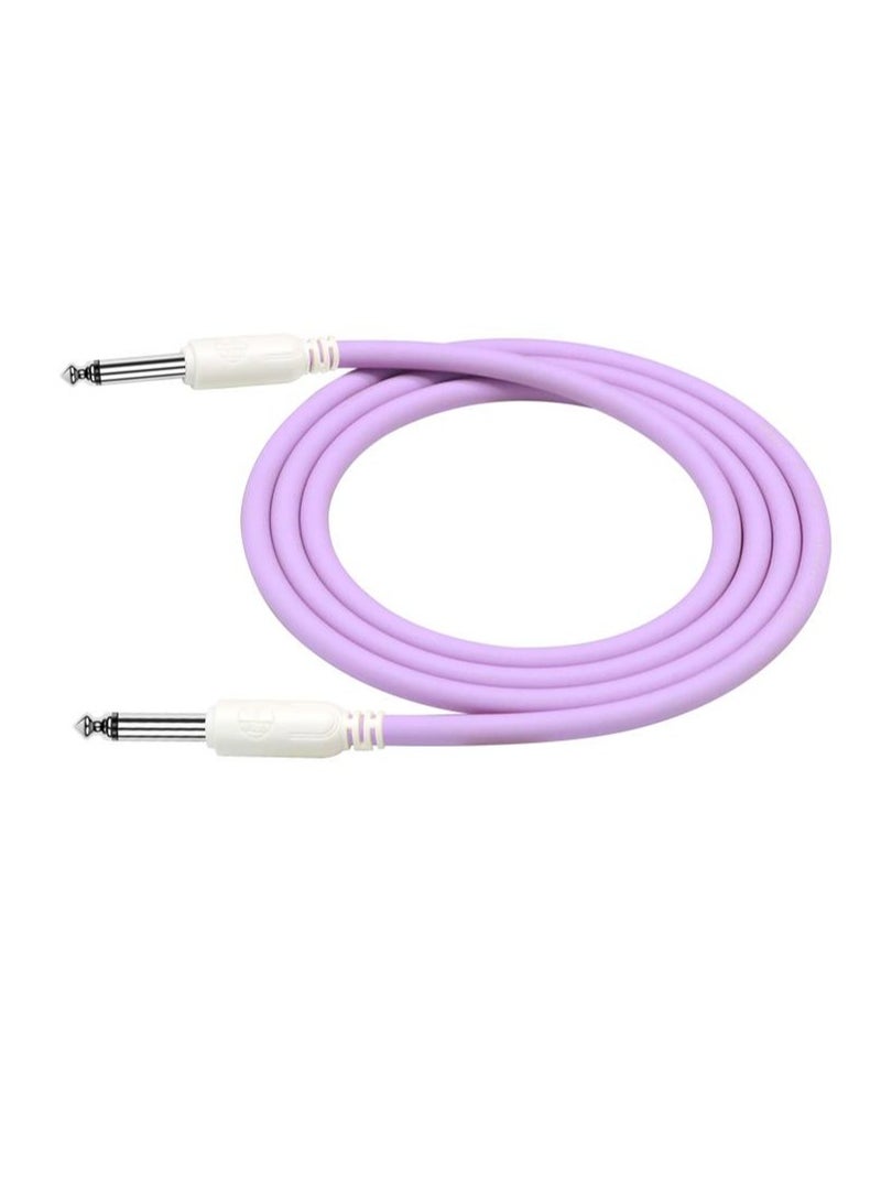 Generic 3M Guitar Cable – Dual Straight Plugs, Model IC-241, Macaron Colors, For Guitar & Bass  - Image 3