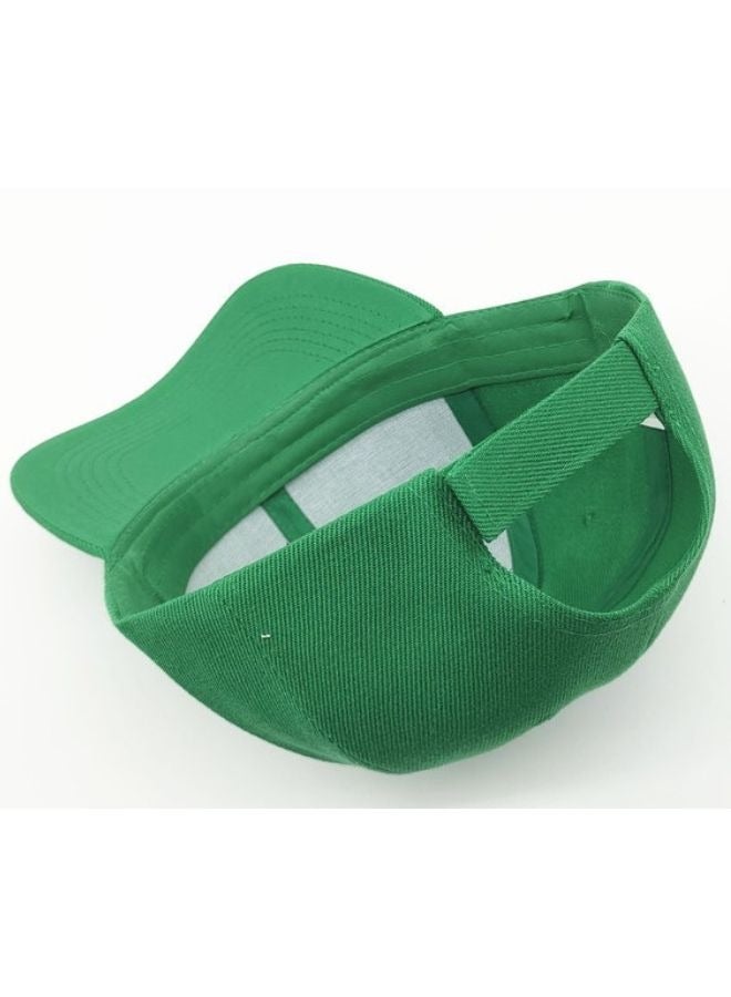 SARAOONT Classic Kelly Green Polyester Baseball Cap - Adjustable Unisex Dad Hat for Running, Workouts, and Outdoor Activities in All Seasons  - Image 5