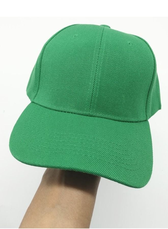 SARAOONT Classic Kelly Green Polyester Baseball Cap - Adjustable Unisex Dad Hat for Running, Workouts, and Outdoor Activities in All Seasons  - Image 4