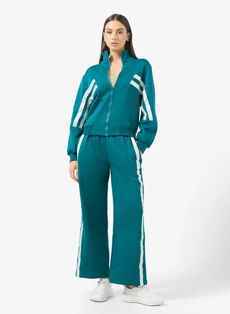 FRWD Zip Up Colorblock Athletic Tracksuit