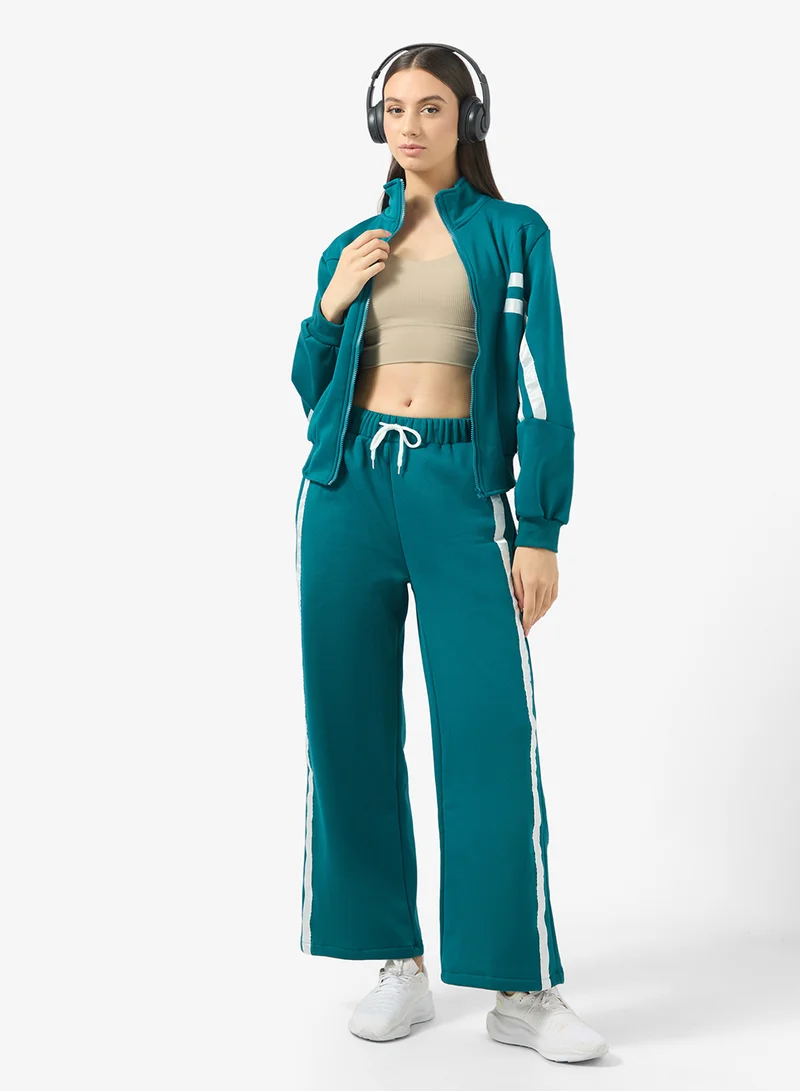 FRWD Zip Up Colorblock Athletic Tracksuit