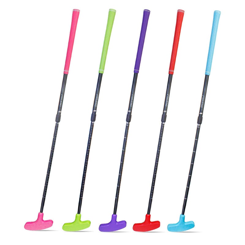 Crestgolf 5 Pack Two-Way Golf Putters for Men and Women Adjustable Length Golf Clubs Set for Junior and Adults - Image 1