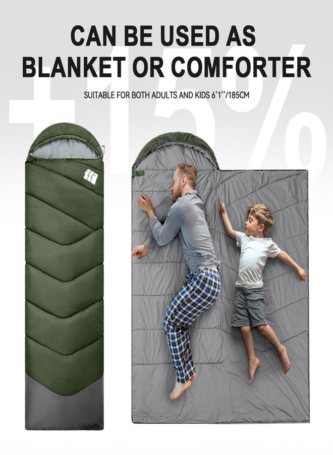 TANSTRIDER Sleeping Bags for Adults Cold Weather, 40℉ Degree Sleeping Bags, Portable, Waterproof, 3lb Lightweight Sleeping Bag for Tall Girls Boys with Compression Sack for Warm Camping, Hiking, Outdoor & Indoor - Image 3