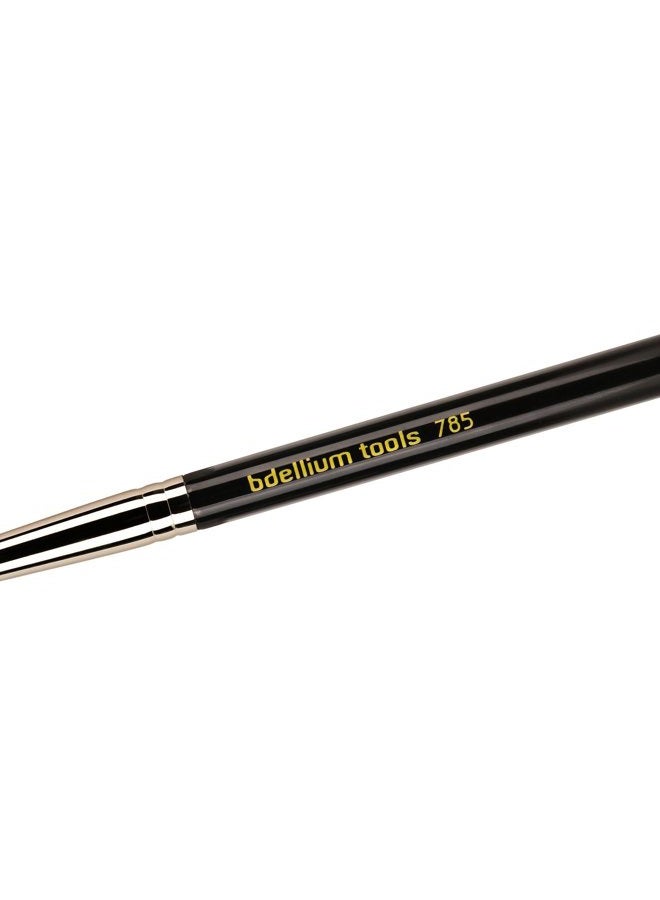 Bdellium Tools Professional Makeup Brush - Maestro Series 785 Tapered Blending - With Mix of Soft Synthetic & Natural Fibers, For Applying Shadow (Black, 1pc) - Image 3