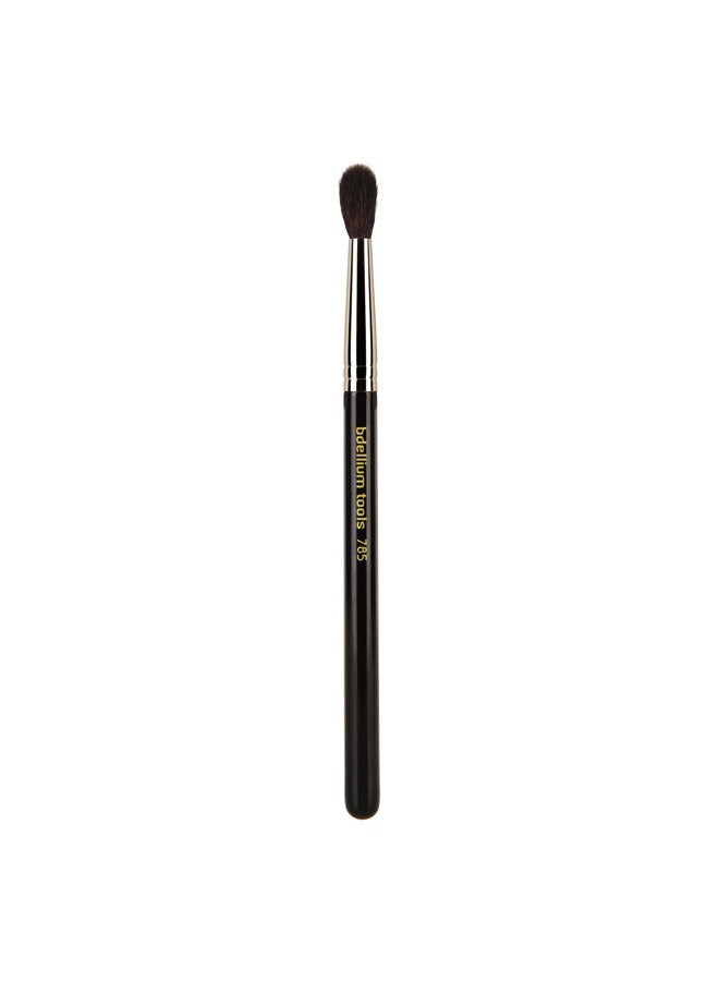 Bdellium Tools Professional Makeup Brush - Maestro Series 785 Tapered Blending - With Mix of Soft Synthetic & Natural Fibers, For Applying Shadow (Black, 1pc) - Image 1