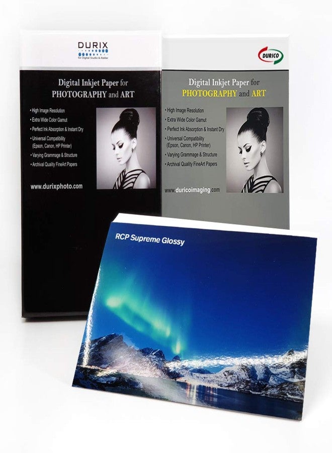 DURIX RCP Supreme Glossy 300gsm Digital Inkjet Paper for Photography and Art (5 x 7/50 sheets) - Image 1