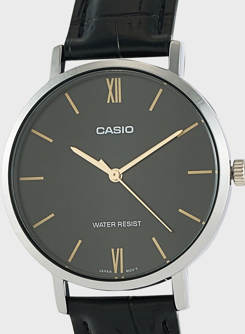 CASIO Pu Strap Analog Watch - Image 2