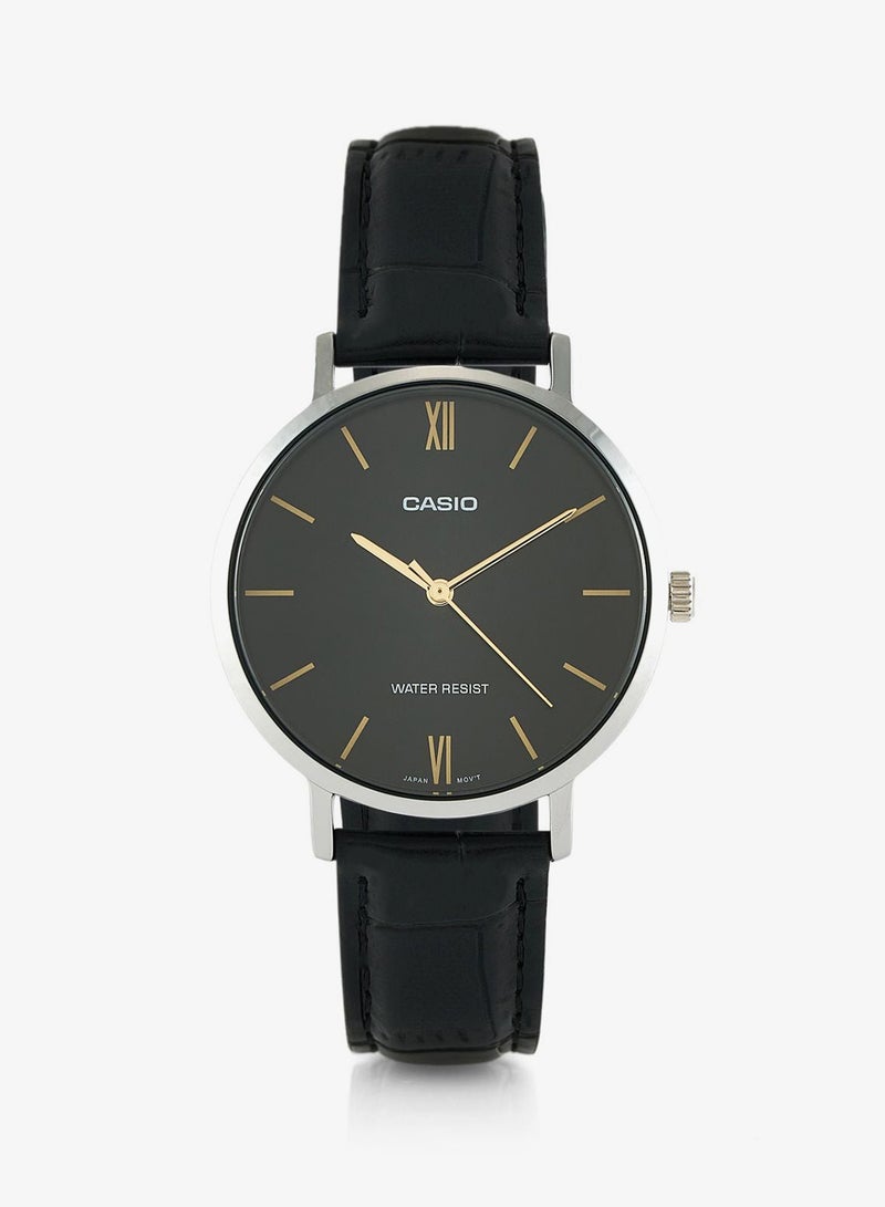 CASIO Pu Strap Analog Watch - Image 1
