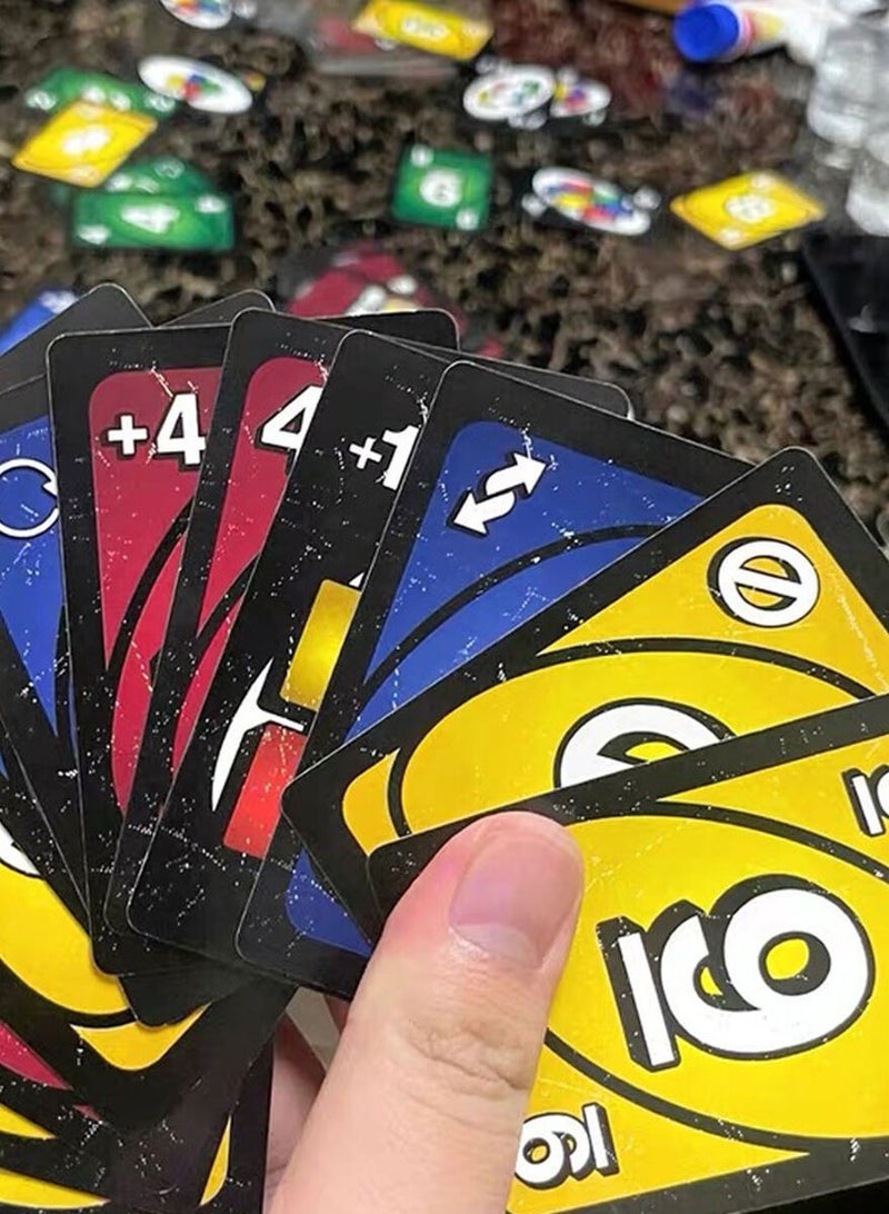 إيهوم لعبة بطاقات أونو طاولة جديدة للترفيه العائلي - جامحة للأطفال من 2 إلى 10 لاعبين، من عمر 7 سنوات فما فوق - Image 2