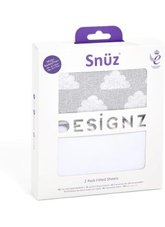 Snuz Pod Cot And Cot Bed Fitted Sheet Pack Of 2 Fits Both Cot And Cot Beds Long Lasting Quality Infant  - Image 3
