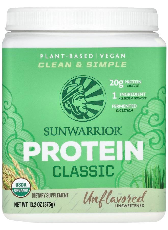 Sunwarrior Classic Protein Unflavored 13.2 oz (375 g) 