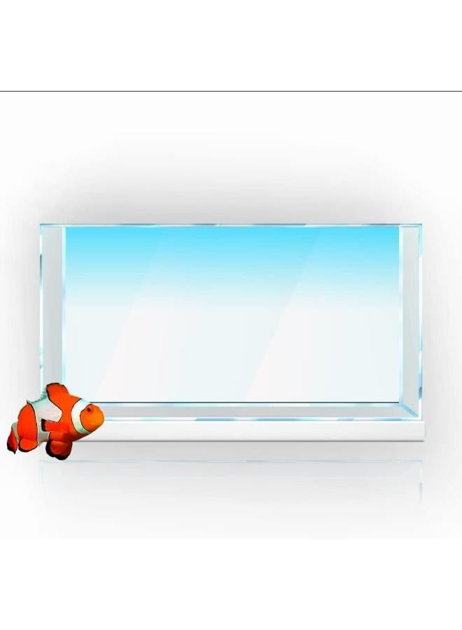 Generic Blue White Aquarium Background Sticker  - Image 2