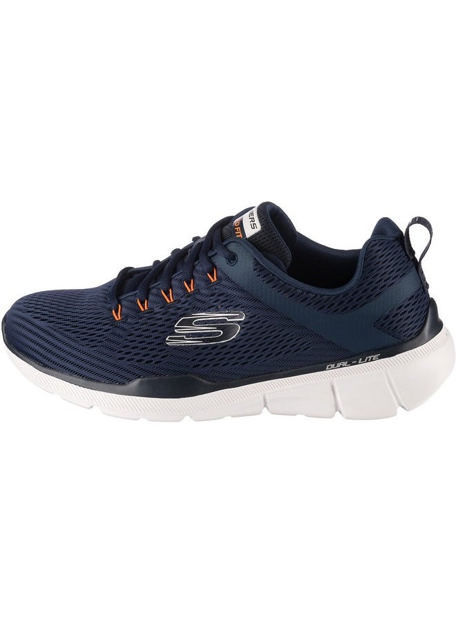 SKECHERS - Skechers Men's Equalizer 3.0 Sneakers (52927-NVOR, Blue, NVY/Orng, 10 UK, 11 US) - Image 1