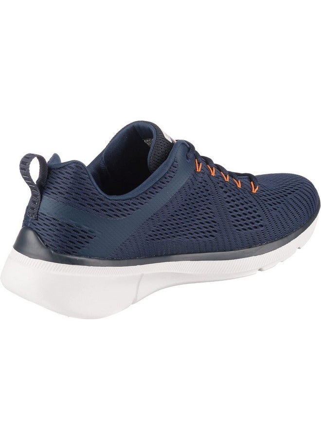 SKECHERS - Skechers Men's Equalizer 3.0 Sneakers (52927-NVOR, Blue, NVY/Orng, 10 UK, 11 US) - Image 1