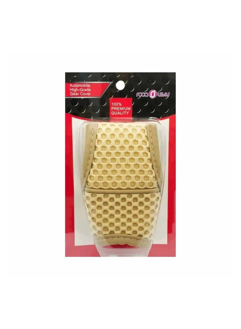 ROCA High-Grade PU Leather Gear Knob Cover For Automatic Vehicles Gear Shift knob Cover - Image 3