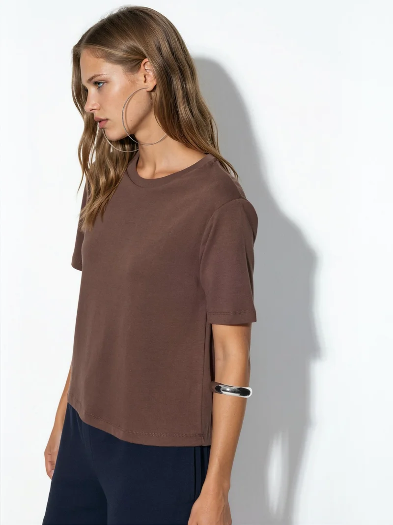 Busem BUSEM Crew Neck Cotton T-Shirt