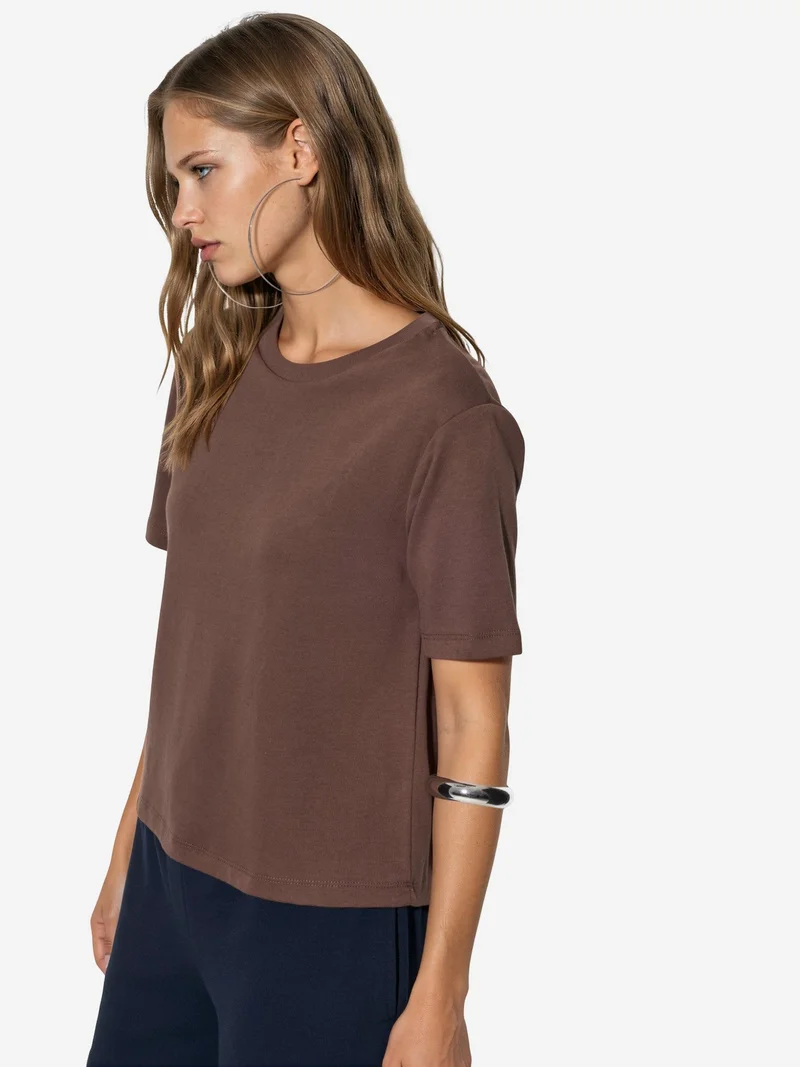 بوسيم BUSEM Crew Neck Cotton T-Shirt