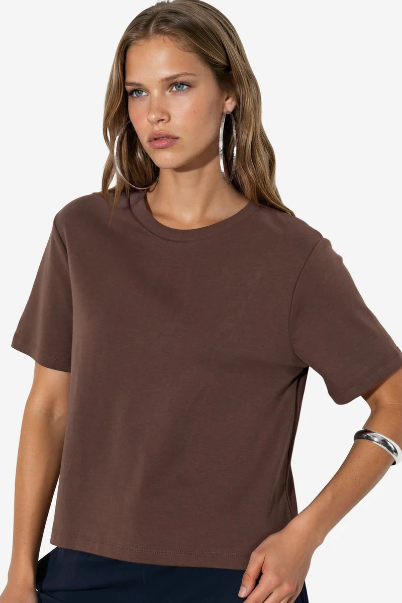 BUSEM Crew Neck Cotton T-Shirt