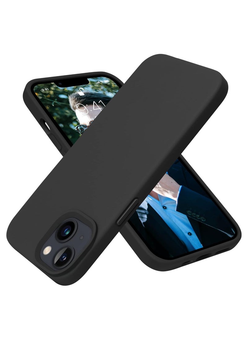 Compatible with iPhone 14 Case, Ultra Slim Fit Phone Case Liquid Silicone Cover with Full Body Protection Anti-Scratch Shockproof Bumper & Soft Microfiber Lining - Image 1