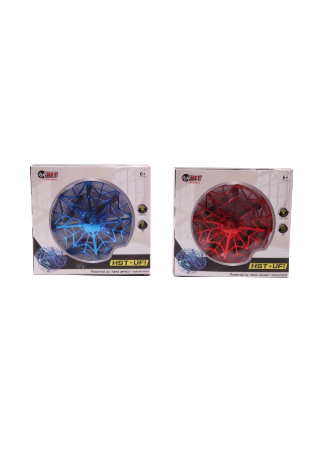 HST Motion Sensor Aircraft – Interactive Red & Blue Flying Toy AST - Image 1