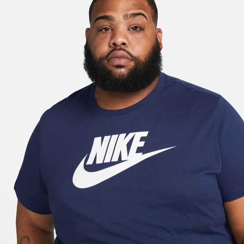 Nike Blue Men's Sportswear Icon Futura T-Shirt for Men | Best Price UAE