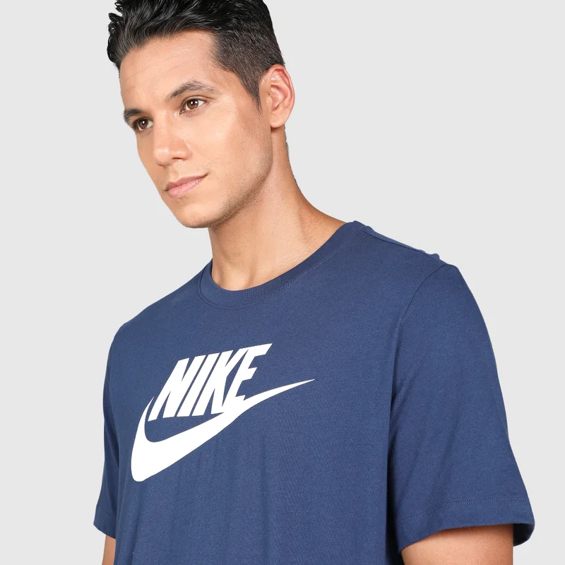 Nike Blue Men's Sportswear Icon Futura T-Shirt for Men | Best Price UAE