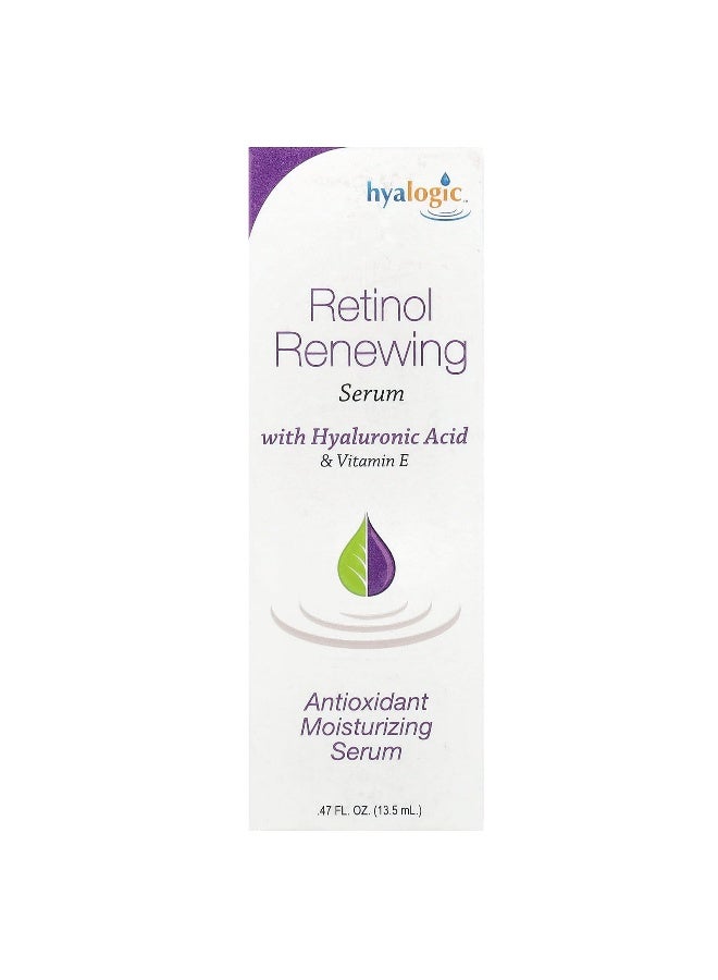 Hyalogic Hyalogic, Retinol Renewing Serum with Hyaluronic Acid & Vitamin E, Fragrance Free, 0.47 fl oz (13.5 ml)  - Image 2