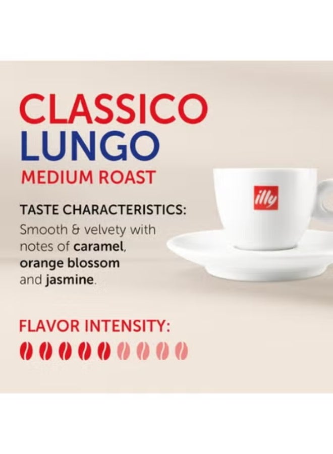إيلي كبسولات قهوة إلي (Illy) كلاسيكو لونجو - تحميص كلاسيكي متوافقة مع ماكينات نسبريسو - Image 2