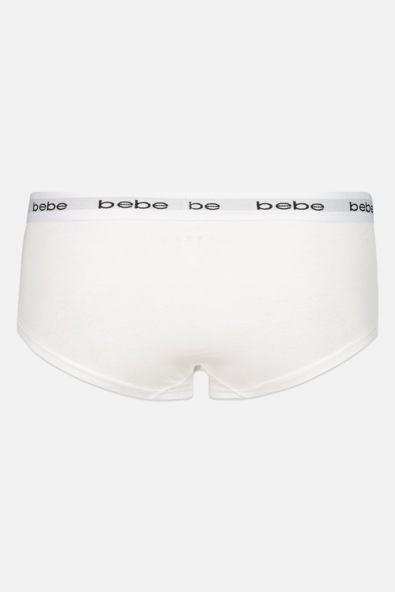 bebe Women 3 Pieces Brand Logo Booty Panties, Multicolor - Image 5