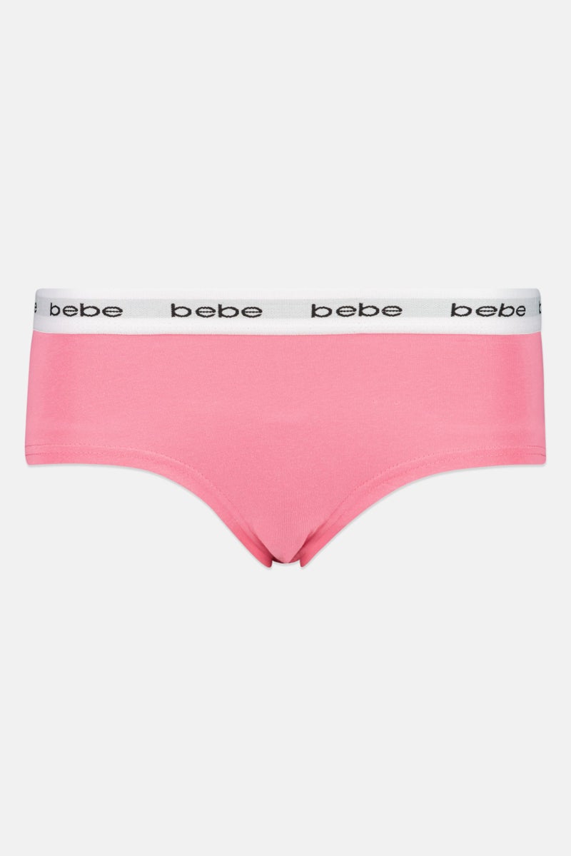 bebe Women 3 Pieces Brand Logo Booty Panties, Multicolor - Image 3