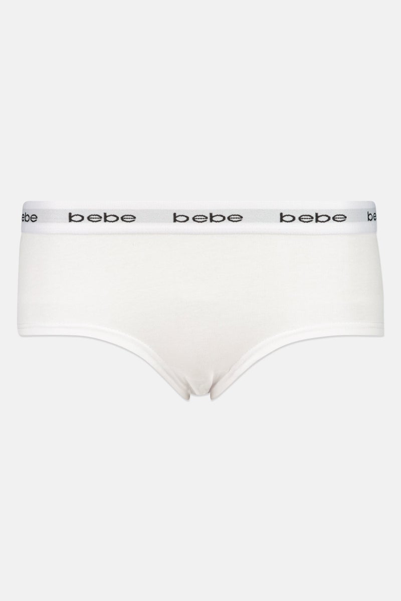 bebe Women 3 Pieces Brand Logo Booty Panties, Multicolor - Image 2