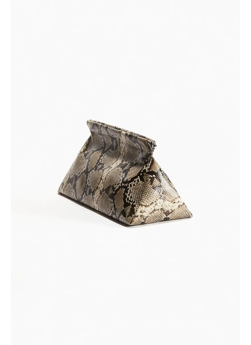 اتش اند ام Patterned Clutch